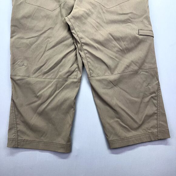Prana Breathe Born From The Experience Hiking Outdoor Capris Women Sz L Brownish - Picture 12 of 13